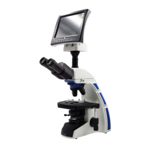 MICROSCOPIO TRINOCULAR BIOLÓGICO CON PANTALLA LCD DE 8 USAMED YJ-2016-LCD