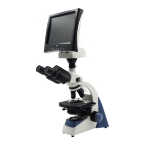 MICROSCOPIO TRINOCULAR BIOLÓGICO CON PANTALLA LCD DE 8.0 USAMED YJ-2005-LCD