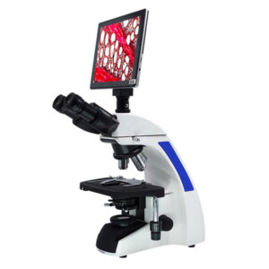 MICROSCOPIO TRINOCULAR BIOLÓGICO CON PANTALLA LCD de 9.7 USAMED CM2000-LCD