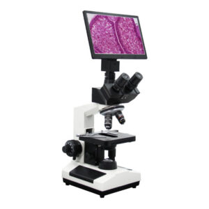 MICROSCOPIO TRINOCULAR BIOLÓGICO CON PANTALLA LCD HD de 10.1 USAMED XSZ-107T-LCD