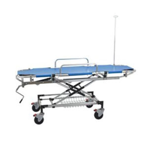 CAMILLA ALTA DE AMBULANCIA SIN RESPALDO AJUSTABLE 190×55×88 CM AS003