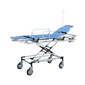 CAMILLA ALTA DE AMBULANCIA PLEGABLE RESPALDO AJUSTABLE 190×55×88 CM AS004